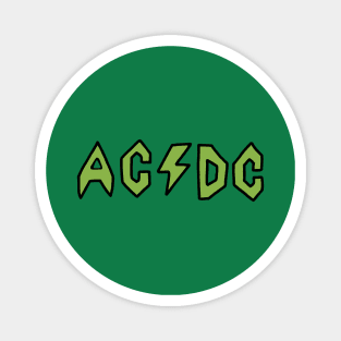 Butt-Head AC/DC - Green Magnet